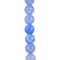12 Pack: Blue Dyed Fire Agate Round Beads, 8mm by Bead Landing™